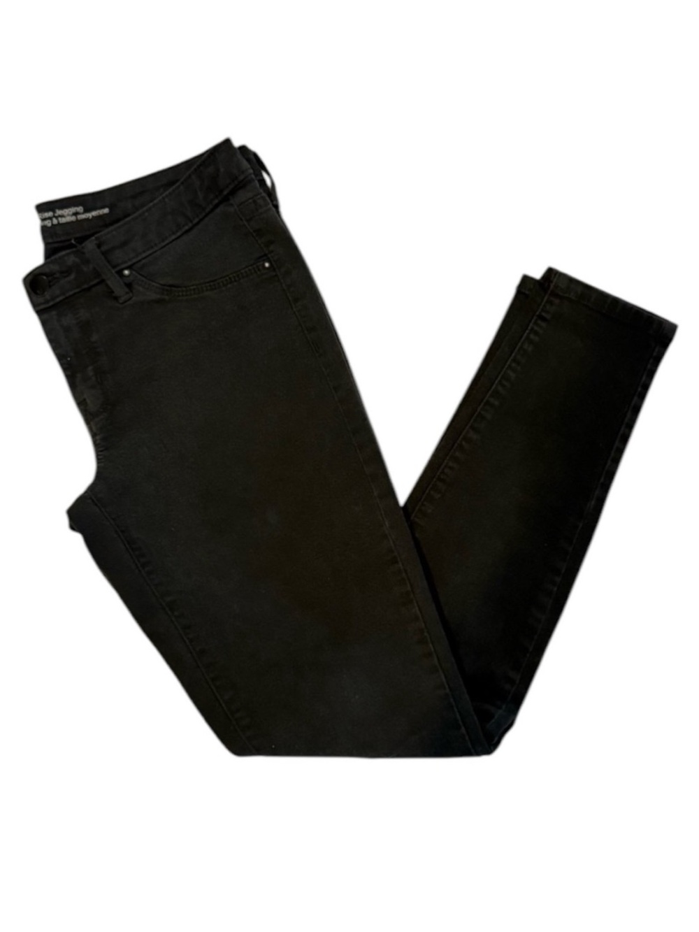 Mossimo Denim Mid-Rise Black Skinny Jeans